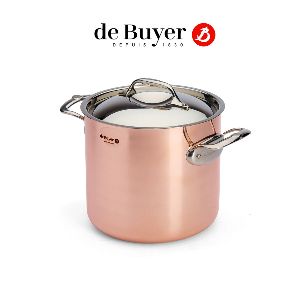 de Buyer 銅製両手鍋 IH対応　20cm 新光金属 銅 IHアンティック 両手鍋 IH-102 20cm 3111000 通販