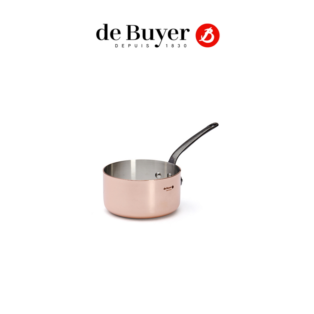 de Buyer 畢耶 Inocuivre系列 鑄鐵柄調理鍋14cm/銅鍋