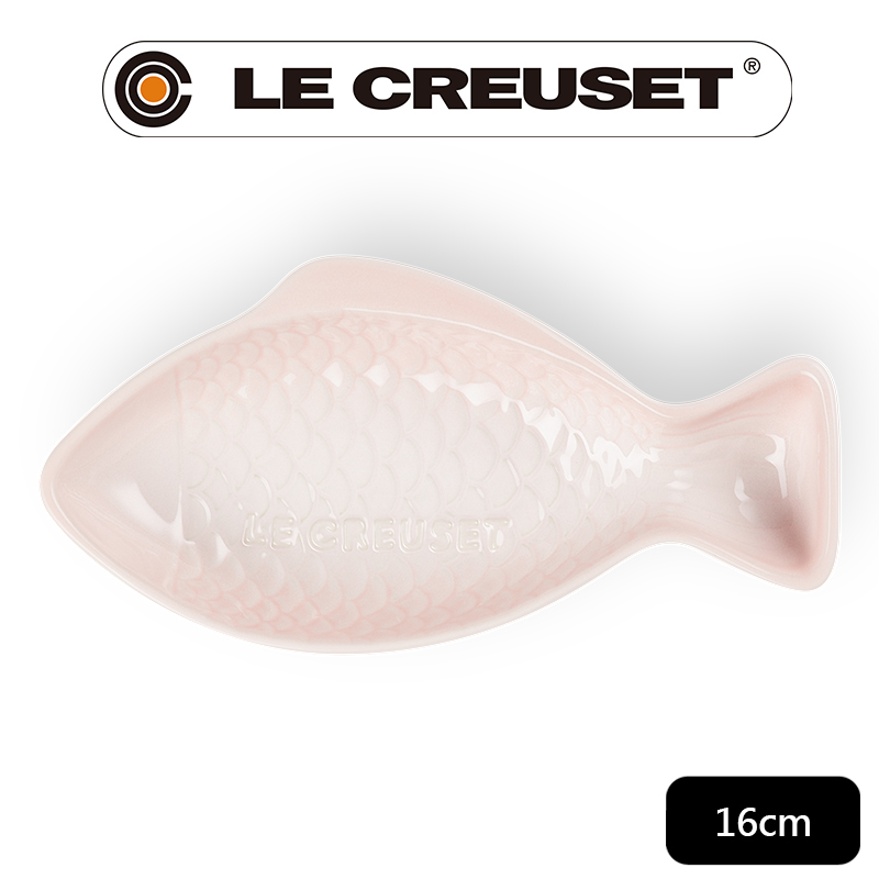 LE CREUSET -瓷器鮮魚盤(小) (貝殼粉)