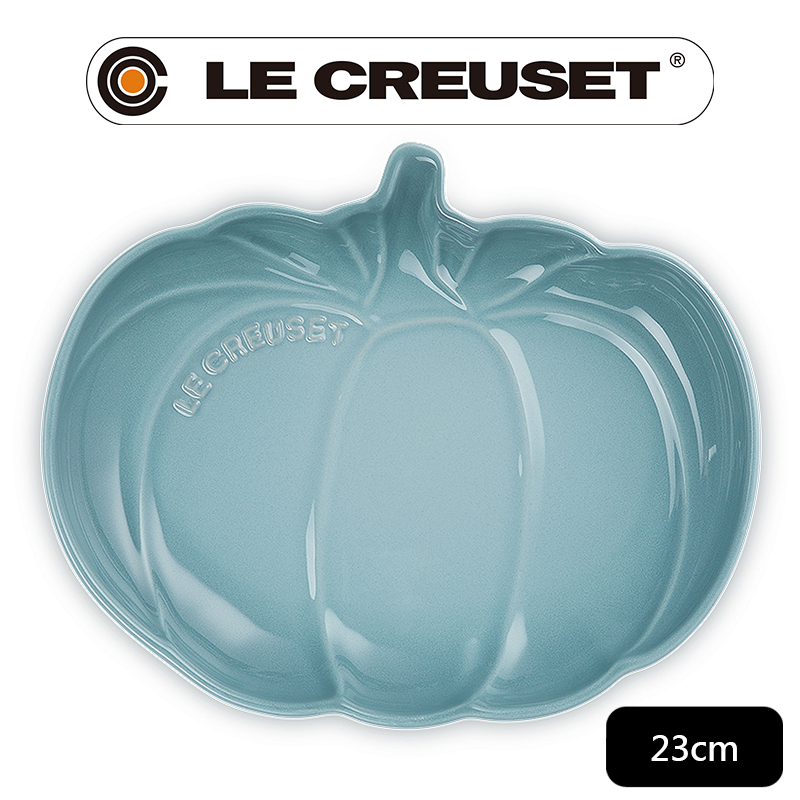 LE CREUSET -瓷器南瓜盤 (中) (海洋之花)