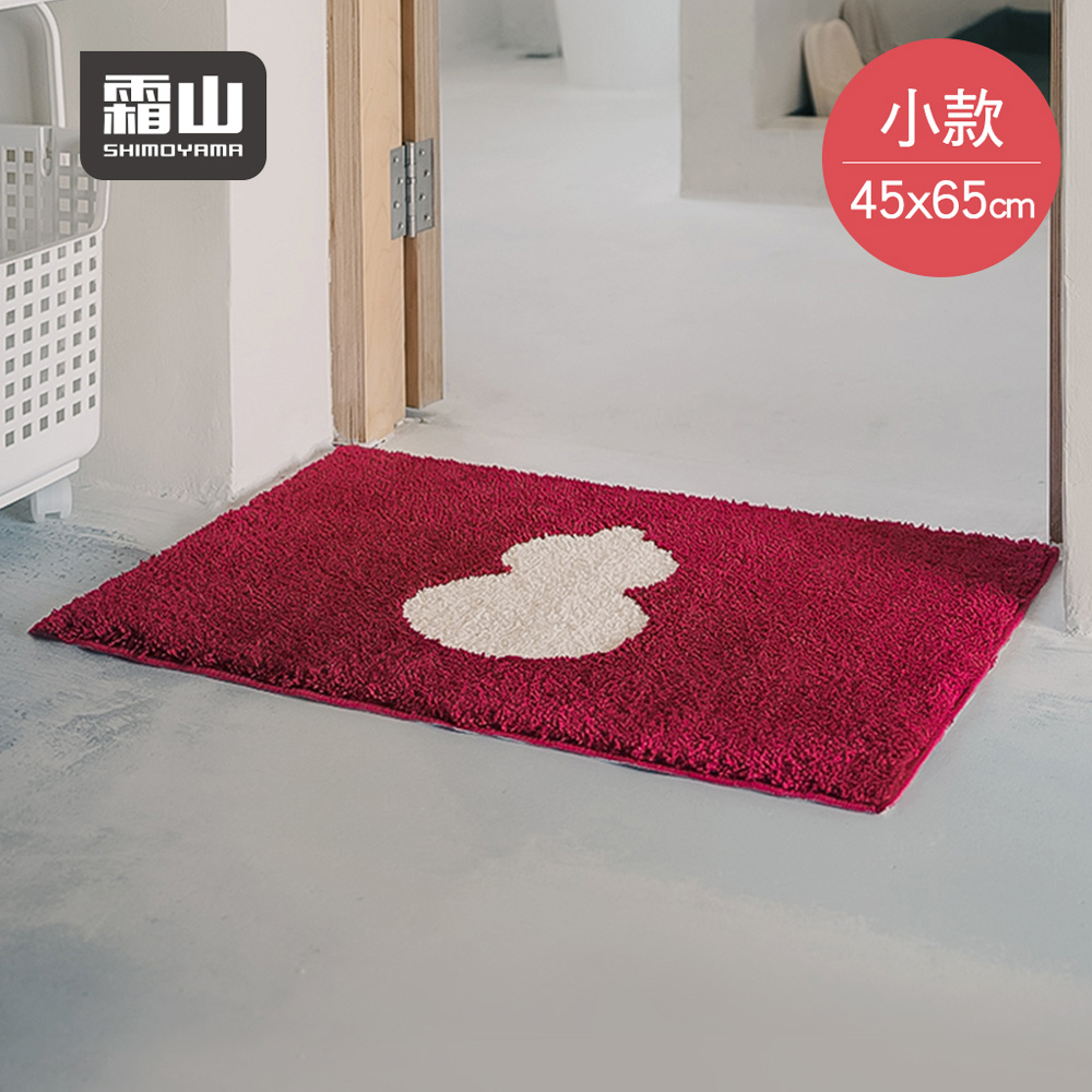 SHIMOYAMA 霜山 葫蘆納福防滑地墊/腳踏墊/門墊(紅)-45x65cm