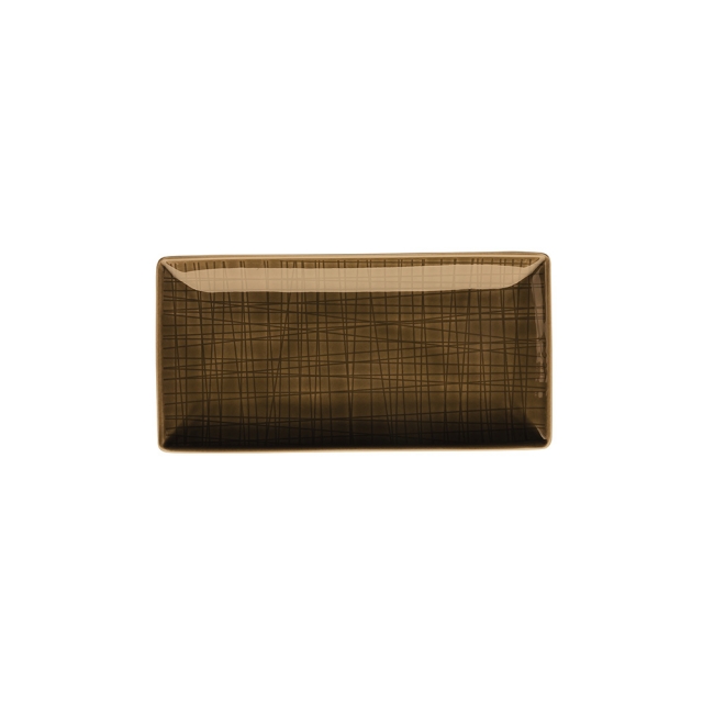WUZ 屋子 德國 Rosenthal Mesh長方碟20X10cm-咖啡