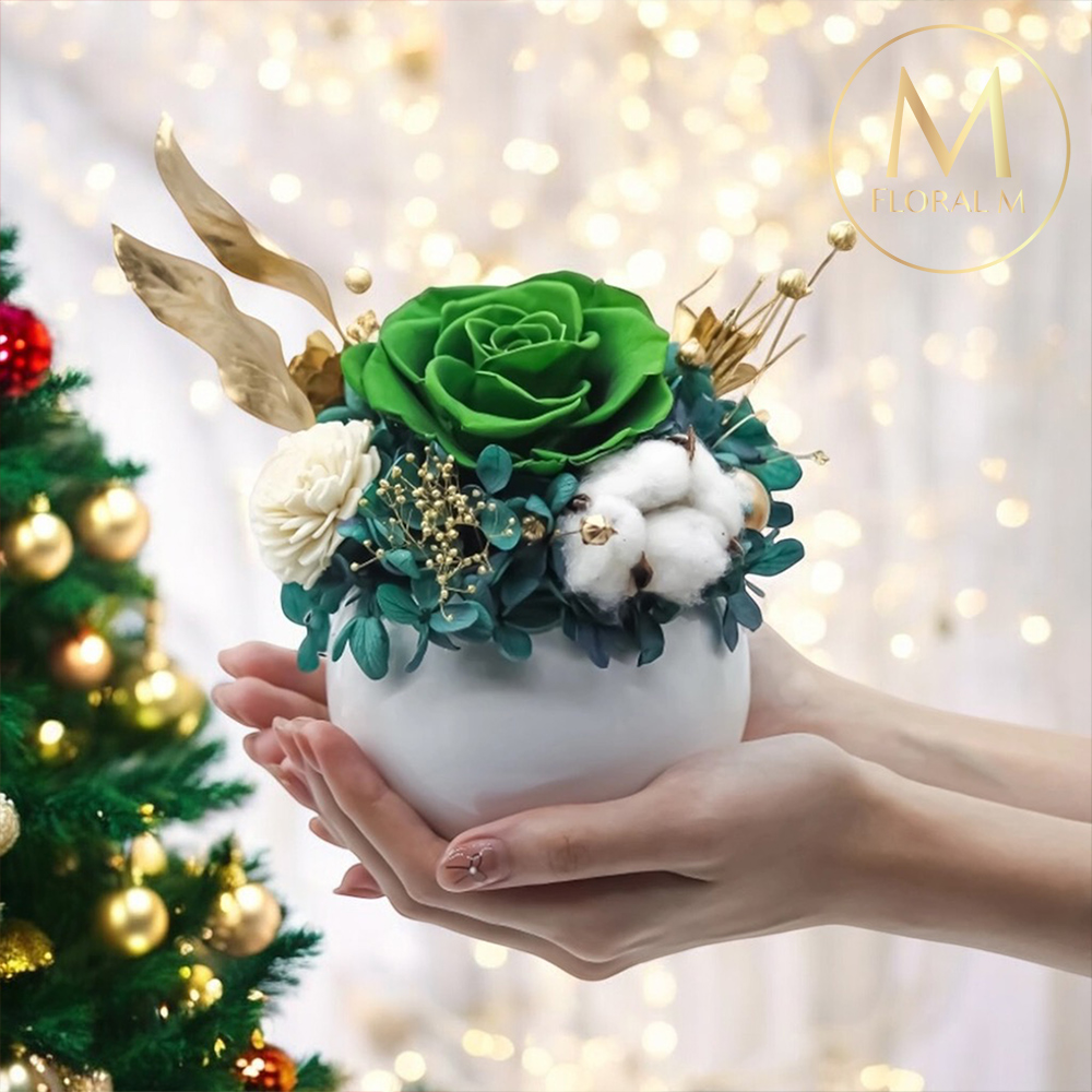 FLORAL M 花藝 法式森林永生花禮 永生花 不凋花 乾燥花禮 香氛擴香花 居家擺設 生日禮物 情人節禮物 送禮推薦 高質感花禮