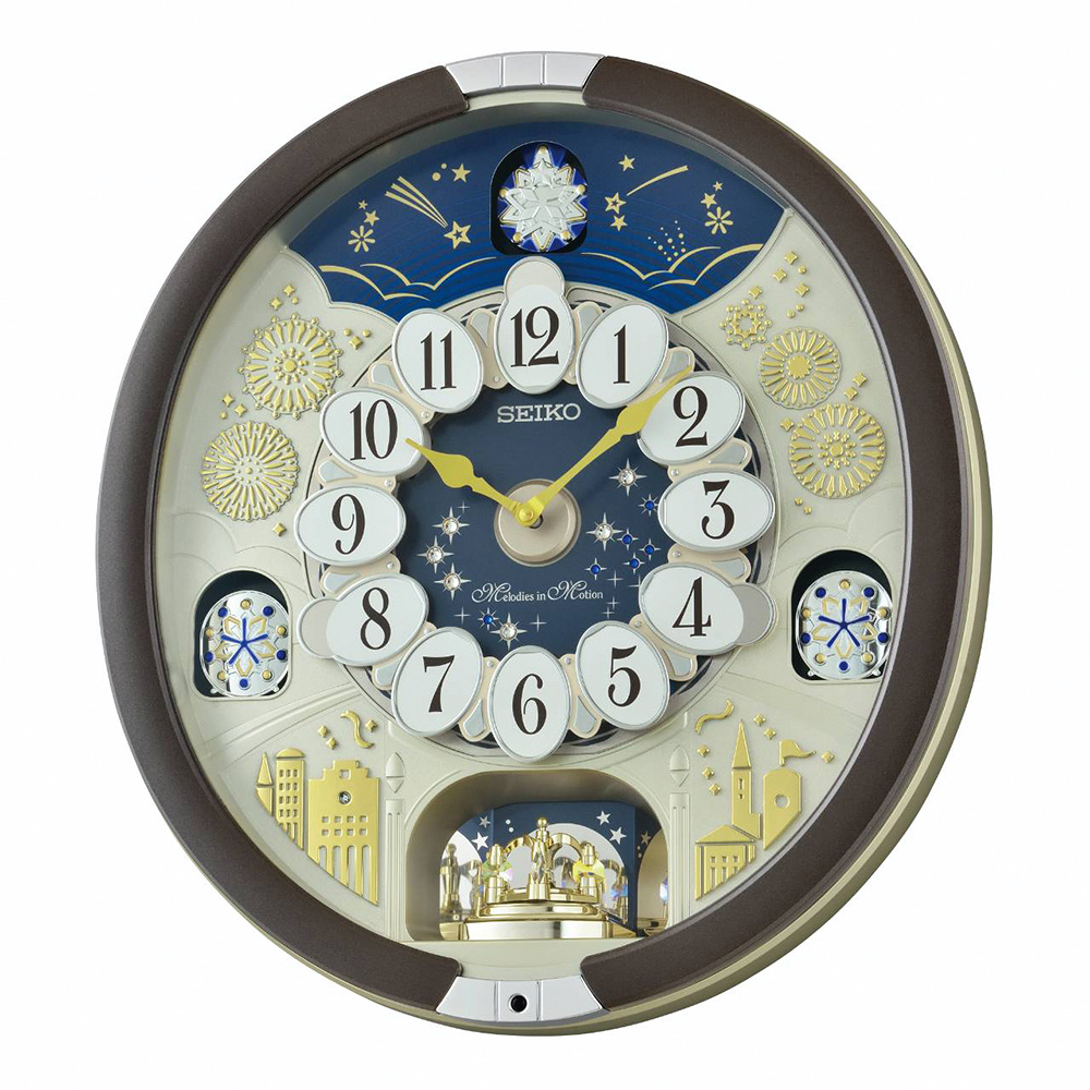 SEIKO 精工西洋宮廷風音樂掛鐘時鐘QXM622B - PChome 24h購物
