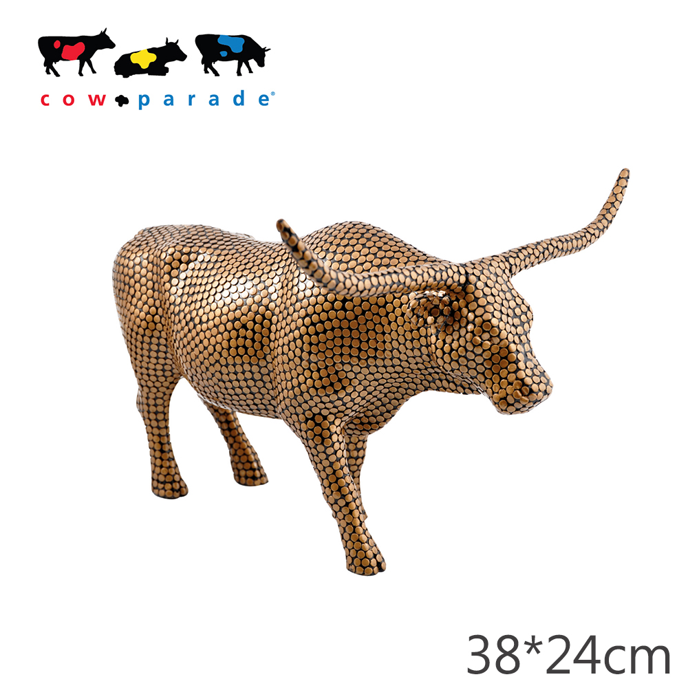 【CowParade】彩繪牛-錢幣