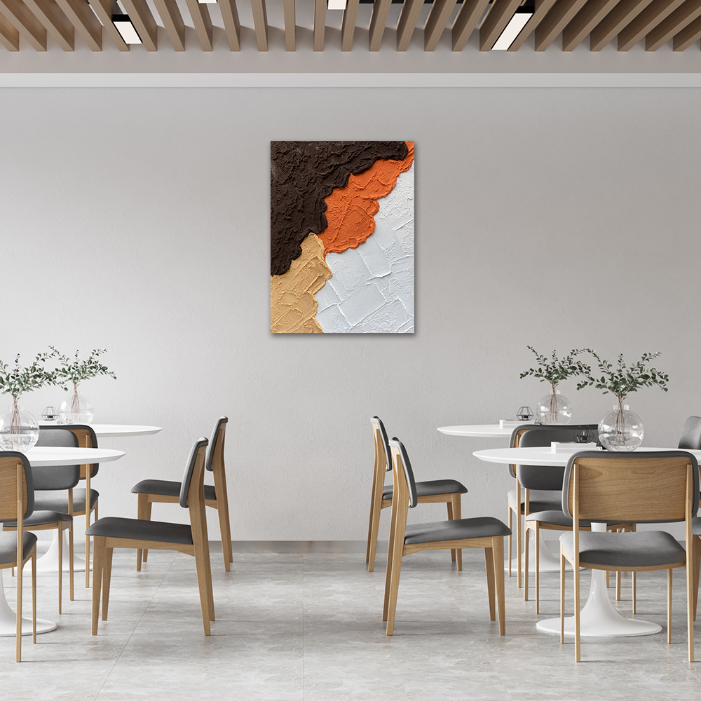 御畫房 當代國家級展覽畫家 抽象系列手繪油畫60×80cm(DB-075)