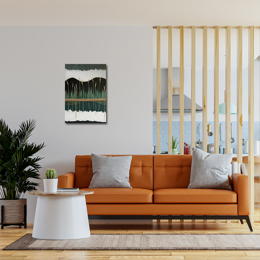 御畫房 當代國家級展覽畫家 抽象系列手繪油畫70×100cm(DB-140)