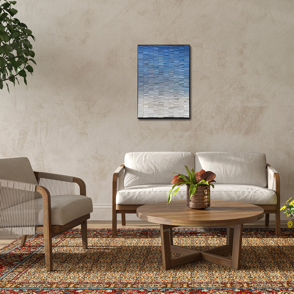 御畫房 當代國家級展覽畫家 抽象系列手繪油畫70×100cm(DB-146)