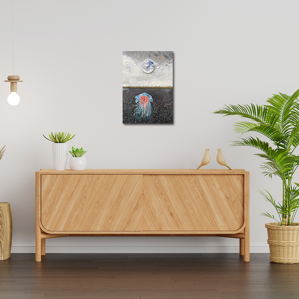 御畫房 當代國家級展覽畫家 抽象系列手繪油畫70×100cm(DB-194)