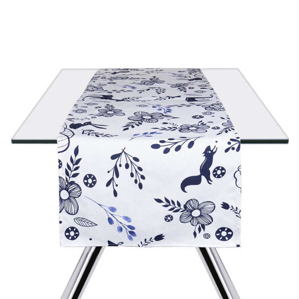 EXCELSA 義大利 Suomi長形桌旗(芬蘭森林140x45cm) / 餐桌布 桌墊 桌巾