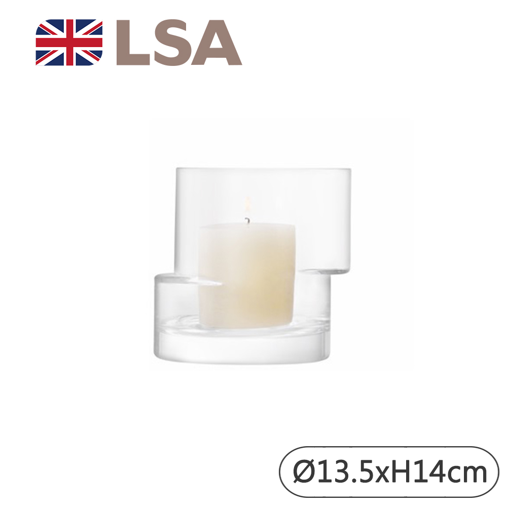 LSA TIER造型花瓶 小-透明/附蠟燭