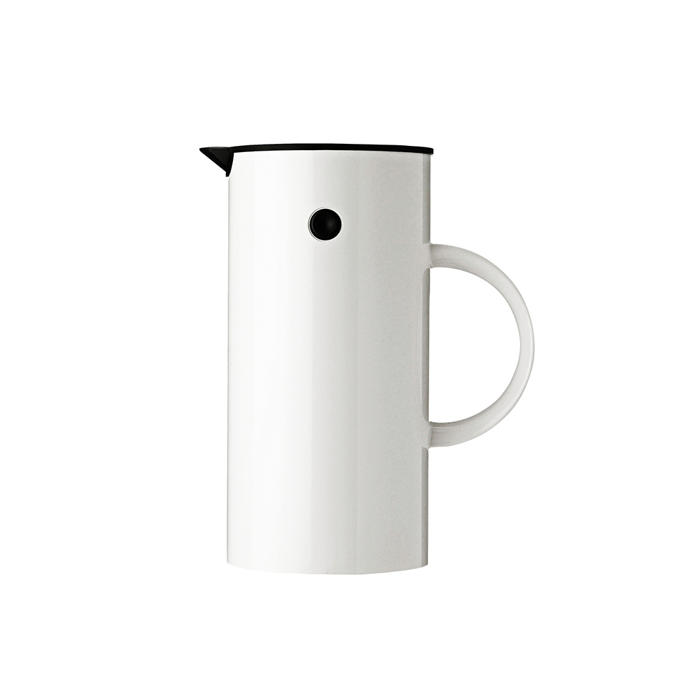 WUZ 屋子 丹麥 Stelton 啄木鳥真空保溫壺0.5L-白