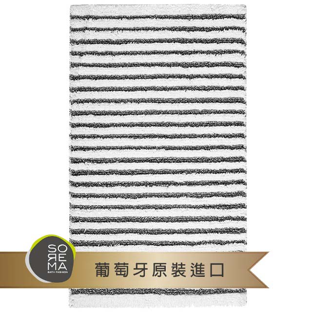 Sorema 舒蕾馬 可機洗 葡萄牙製 城市印象-NEW YORK腳踏墊-輕霧灰 50x80cm(南歐明星品牌 五星級渡假飯店衛浴品味)
