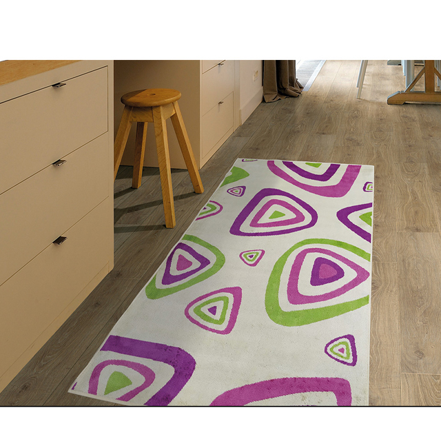 范登伯格 [范登伯格] 奧瓦亮彩絲進口絲質地毯-幾何 (70x120cm)