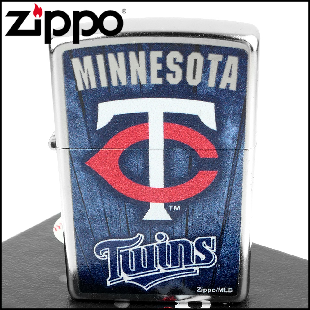 Zippo 美系~MLB美國職棒大聯盟-美聯-Minnesota Twins明尼蘇達雙城隊