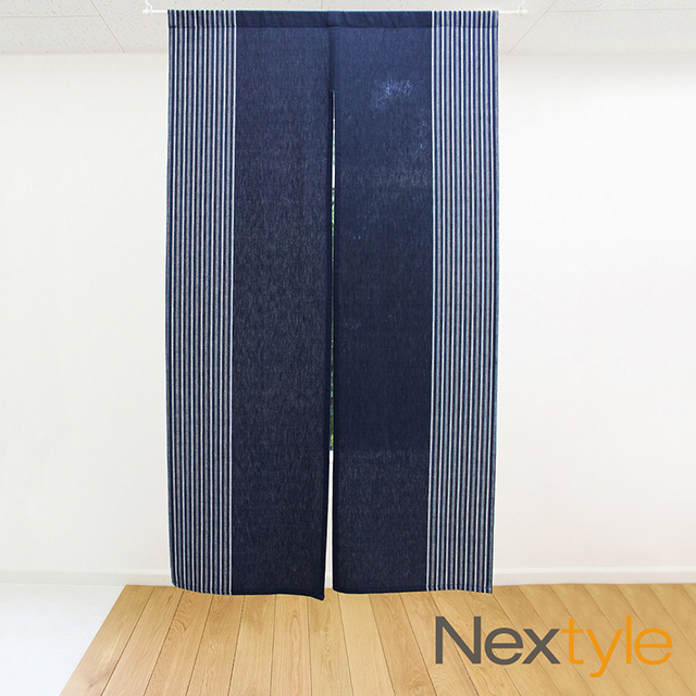 【NEXT】金澤古都風華純棉門簾 (藍)