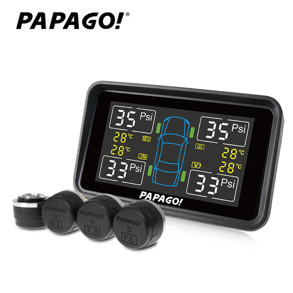 PAPAGO! TireSafeS50E獨立型胎外式胎壓偵測器- PChome 24h購物