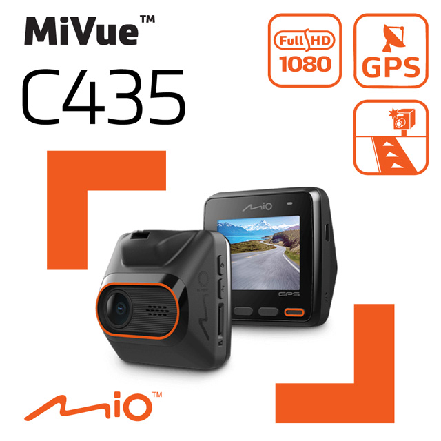 MiVue C435 (福利機A+) 1080P GPS測速 行車記錄器 行車紀錄器 (限量贈16G)