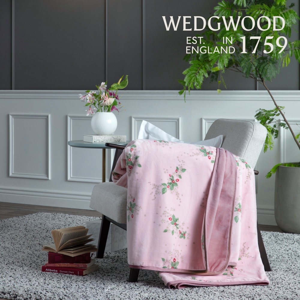 WEDGWOOD 雙層印花毛毯-任選(雙人180x210cm)