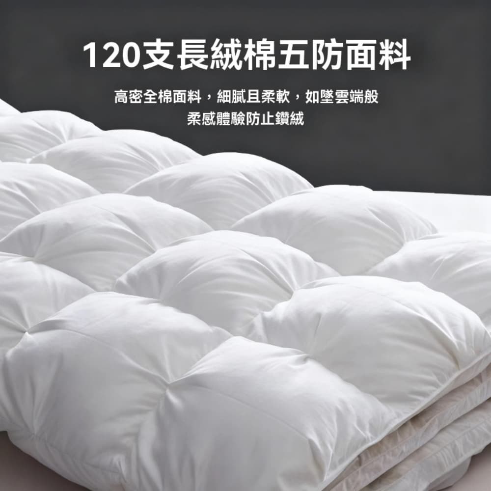 180*220cm6斤加厚羽絨被 95白鵝絨被子 冬被加厚保暖 宿舍棉被 冬天被芯