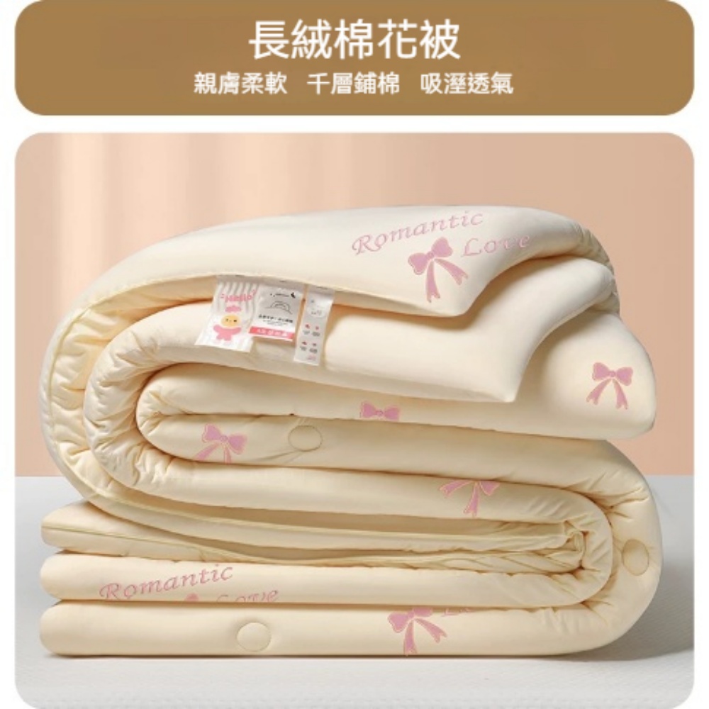 意馳 YICHI 棉花被 180x220cm冬被 約重3kg 適合室溫5-10℃ 被芯 家用被 四季通用被 單雙人棉被