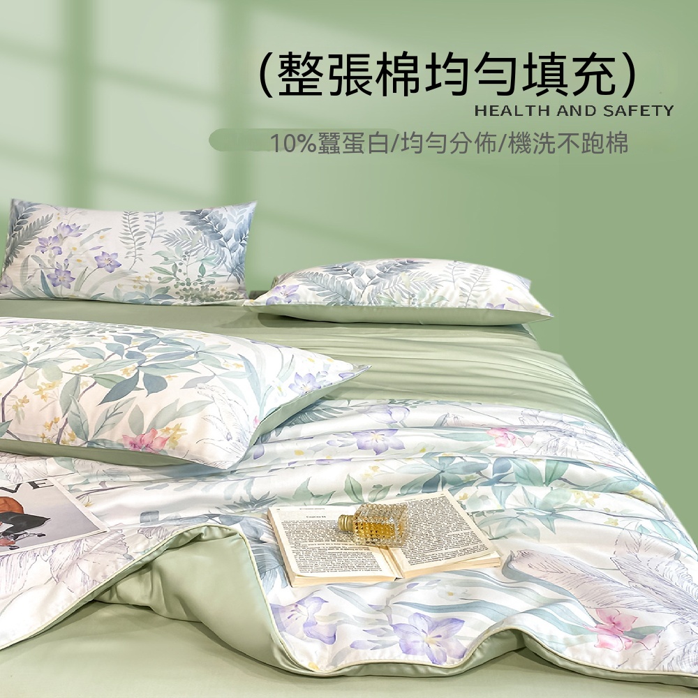 藝啟 220x240cm 天絲夏被 空調被 薄款涼被子 可機洗被 四季通用 透氣舒適不悶熱