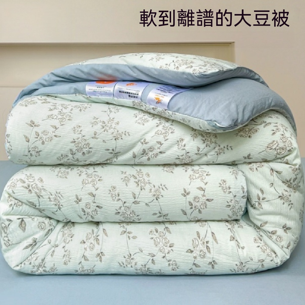 【間倉】大豆被 180x220cm 8斤冬被可機洗冬被 家用單雙人被臥室棉被被芯大豆纖維被 加厚保暖被子