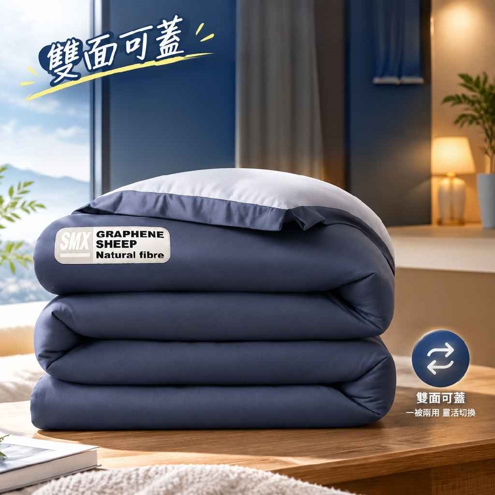 【間倉】被子200x230cm 臥室控溫被 出租屋棉被 雙面撞色被 一被兩用 宿舍蓋被 租房 客房備用被