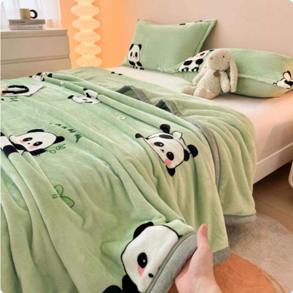 【銳達】牛奶絨毯 150x200cm/單人毯 毛毯 加厚珊瑚絨蓋毯 加絨厚床單 法蘭絨毯 午睡毯子