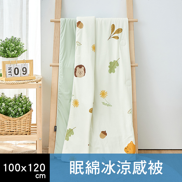 La Belle 《眠綿冰系列》兒童玻尿酸抗菌涼感涼被(100x120cm) - 多款可選