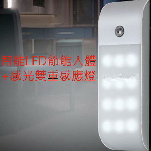 智能LED節能人體+感光雙重感應燈 - PChome 24h購物