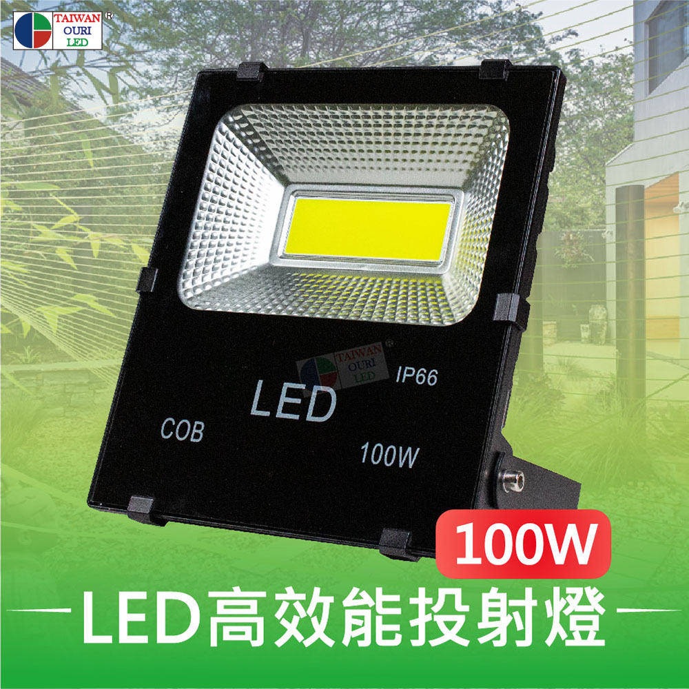 台灣歐日光電 LED 100W高效能投射燈【DA100C】