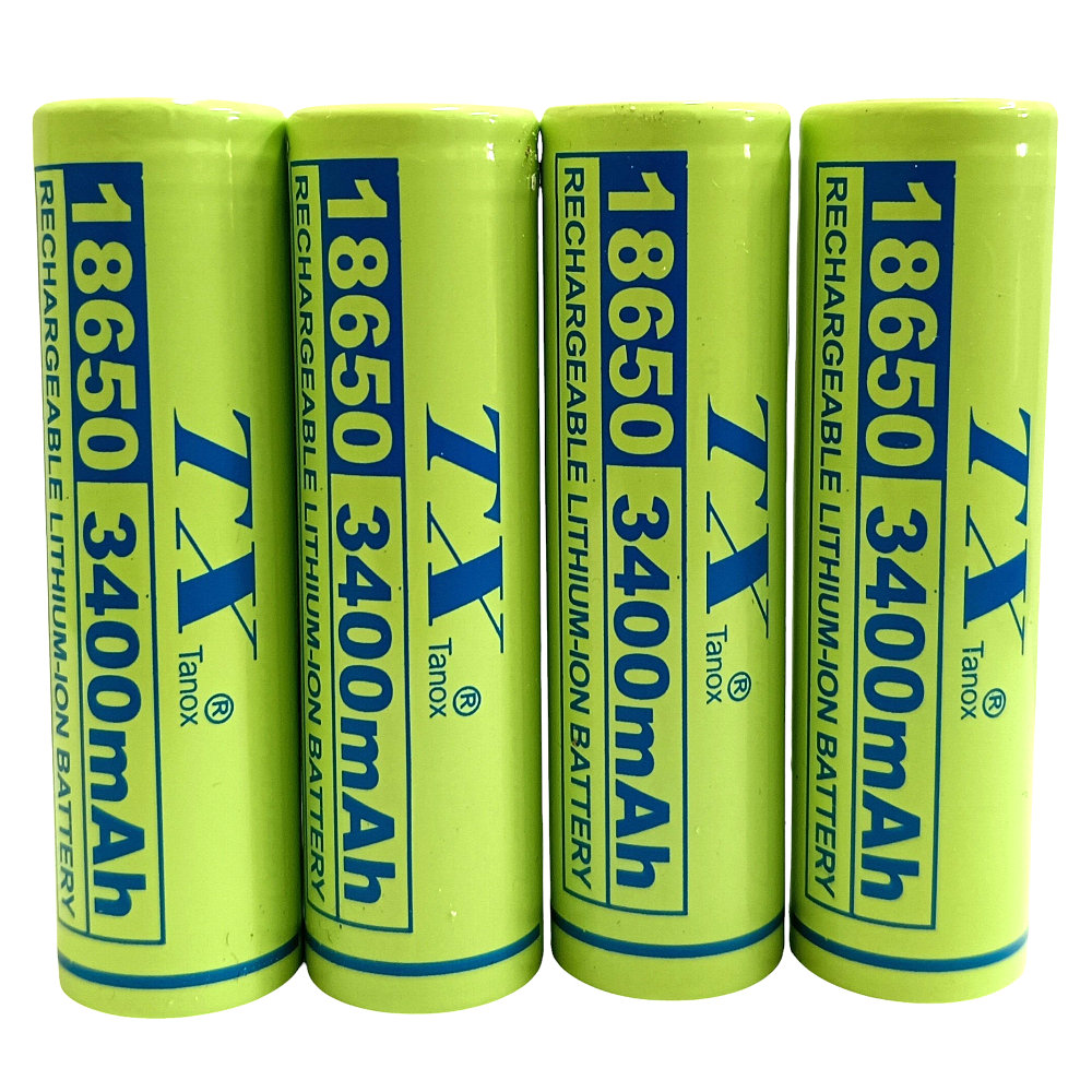 TX特林 安全認證18650鋰充電池3400mAh4入(T-Li3400-4)