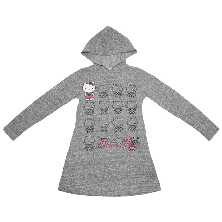 Hello Kitty HELLO KITTY凱蒂貓兒童洋裝 長袖衣服 上衣 T恤 KT8161