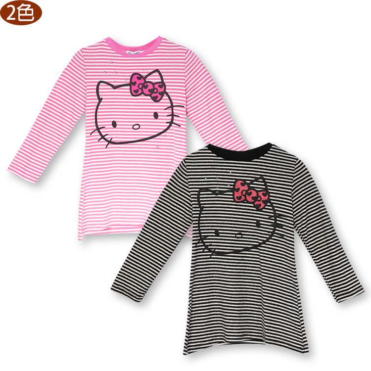 Hello Kitty Hello Kitty凱蒂貓 親子裝 兒童洋裝 長袖衣服 上衣 T恤 適合身高110-170cm KT8160