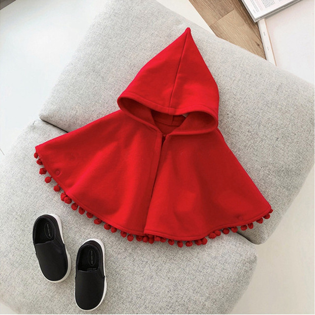 Kori Deer [ ] 女童小紅帽保暖連帽斗篷