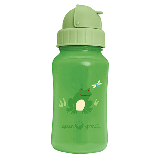 green sprouts 小綠芽 美國 兩用防漏吸管杯/水瓶杯 300ML _草綠色_GS124361-3