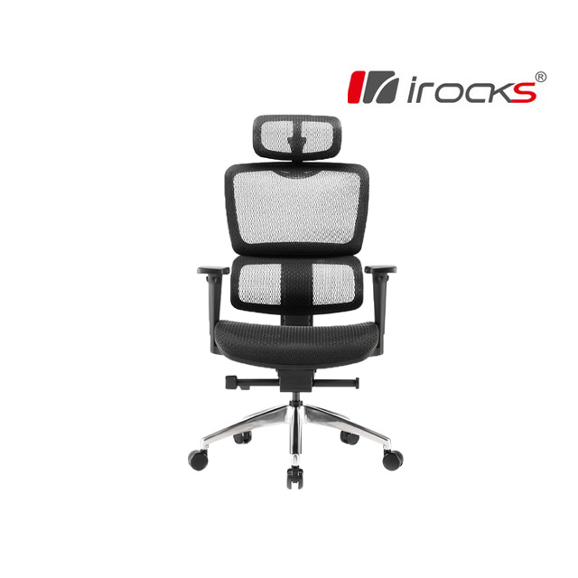 i-Rocks 艾芮克 irocks T07 人體工學椅-石墨黑