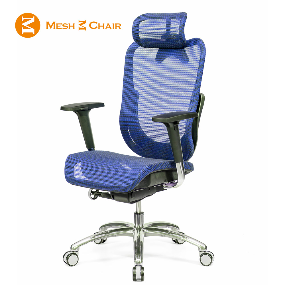 Mesh 3 Chair 崴美 華爾滋人體工學網椅-尊爵版(藍色)