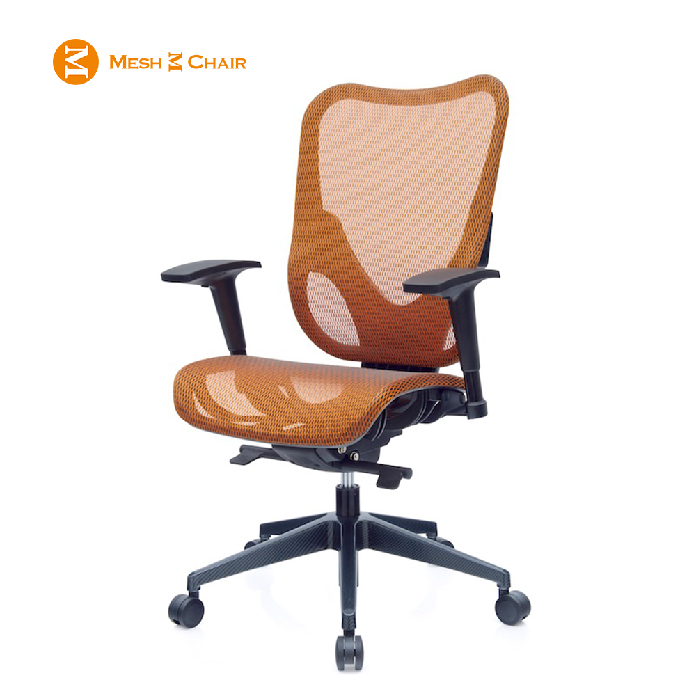 Mesh 3 Chair 崴美 華爾滋人體工學網椅-無頭枕(橘色)