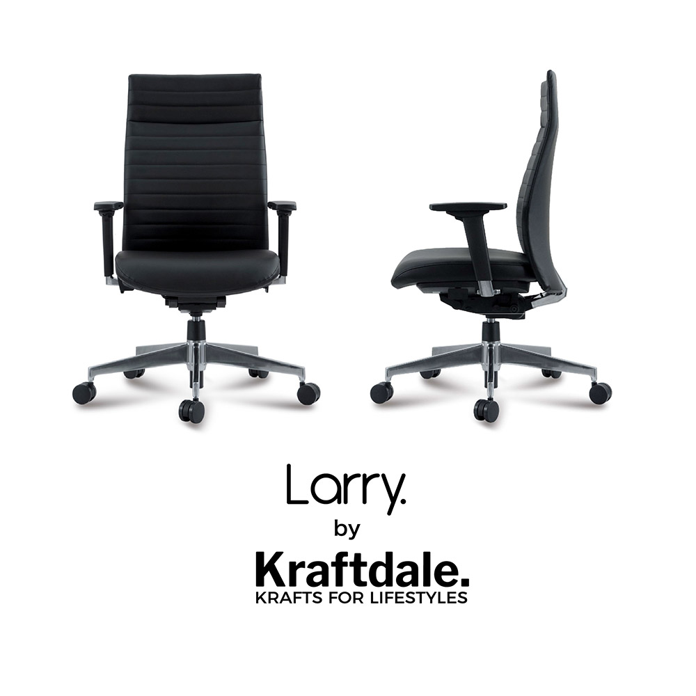 Kraftdale Larry PLUS 美規版真皮主管椅 人體工學椅 辦公椅 電腦椅 電競椅 頭層牛皮辦公椅 加高椅背