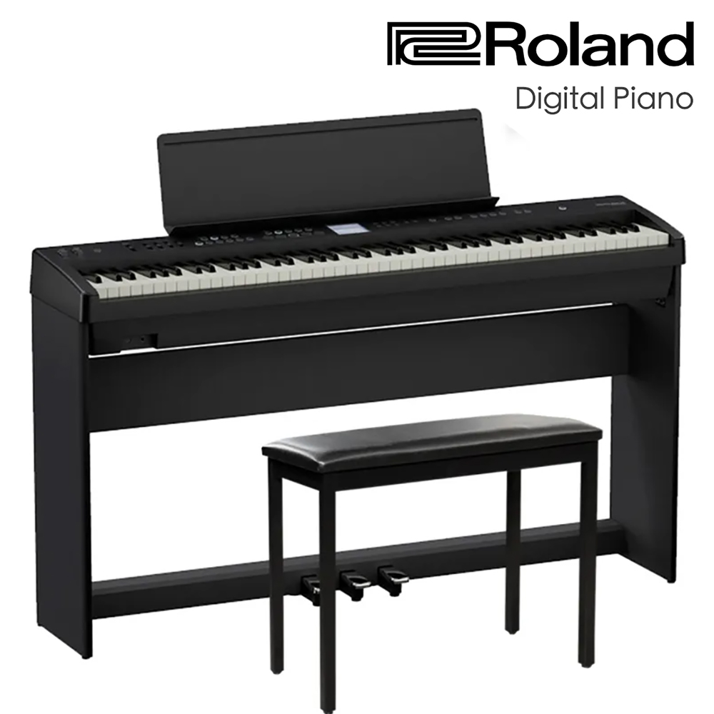 Roland 樂蘭 Digital Piano結合強大娛樂功能數位鋼琴 FP-E50套裝組 / 公司貨保固