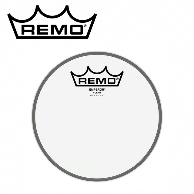 REMO Emperor Clear 雙層透明鼓皮 12"