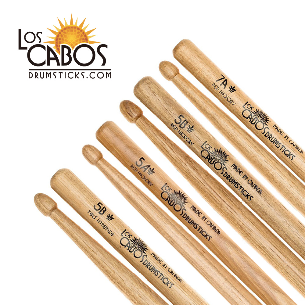 Los Cabos 紅胡桃木鼓棒｜5A 5B 7A｜Red Hickory｜加拿大製