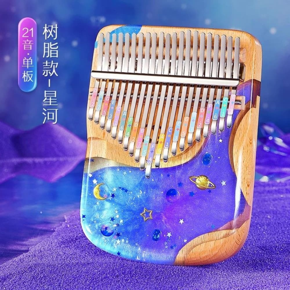17音正品拇指琴卡林巴手指姆鋼琴初學水晶透明五指琴樂器女生