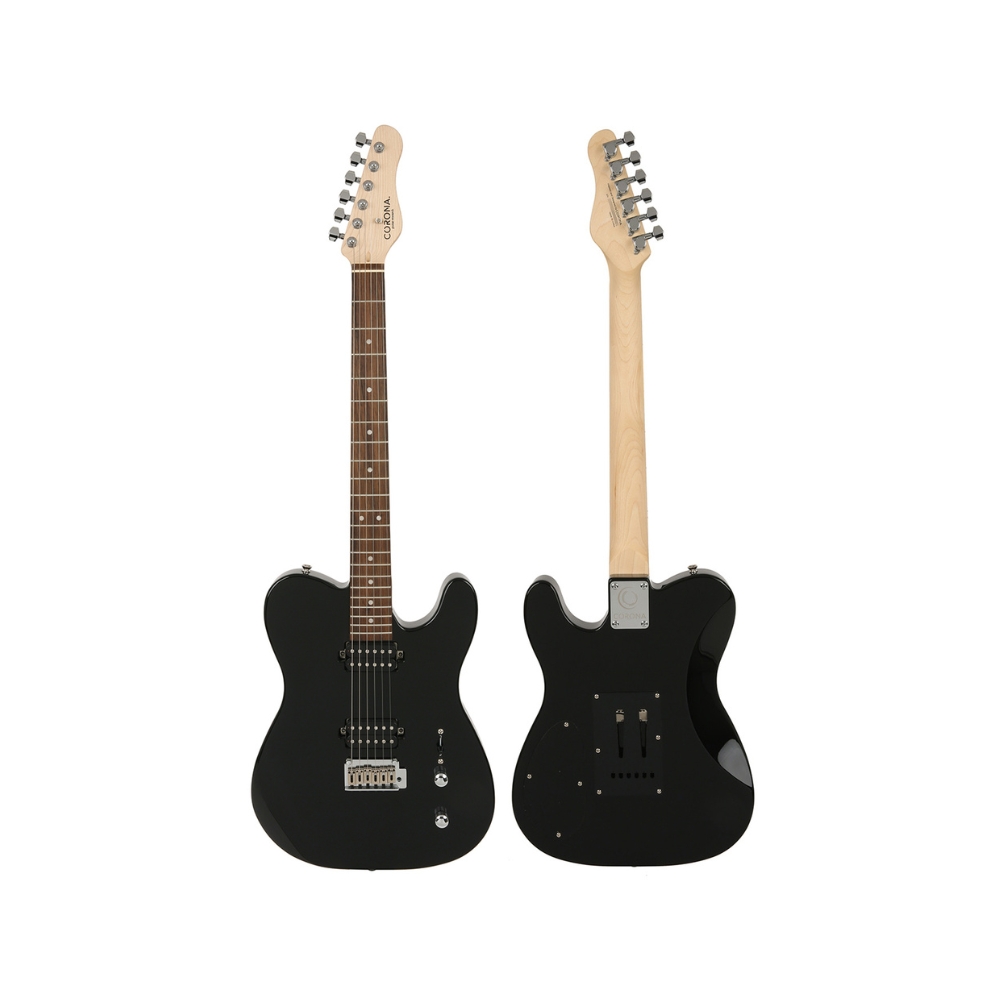 CORONA Modern Standard Tele T22F/L 玫瑰木指板電吉他[黑色] 原廠公司