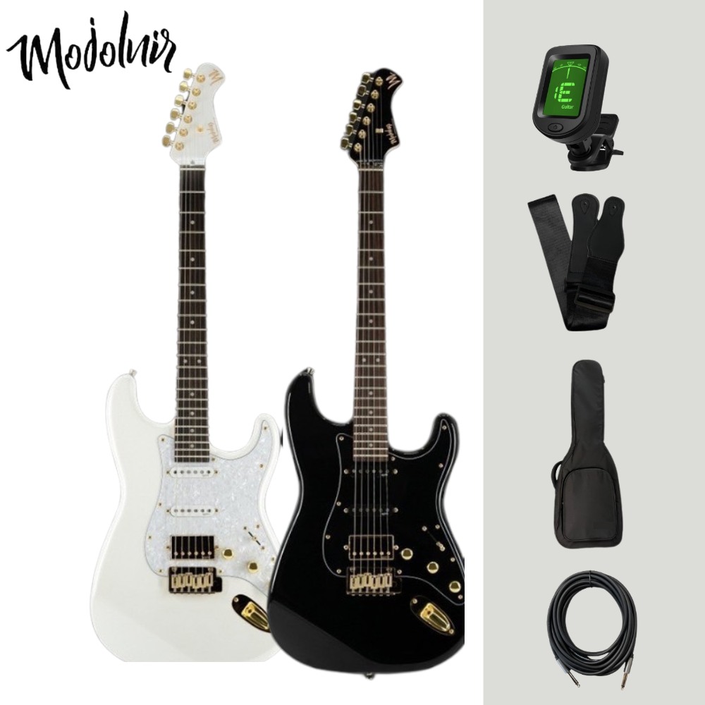 Mojolnir 魔捷尼爾 M50S 電吉他+新手超值組 共兩色 黑金/白金 (原廠公司貨 含原廠證書、配件包)