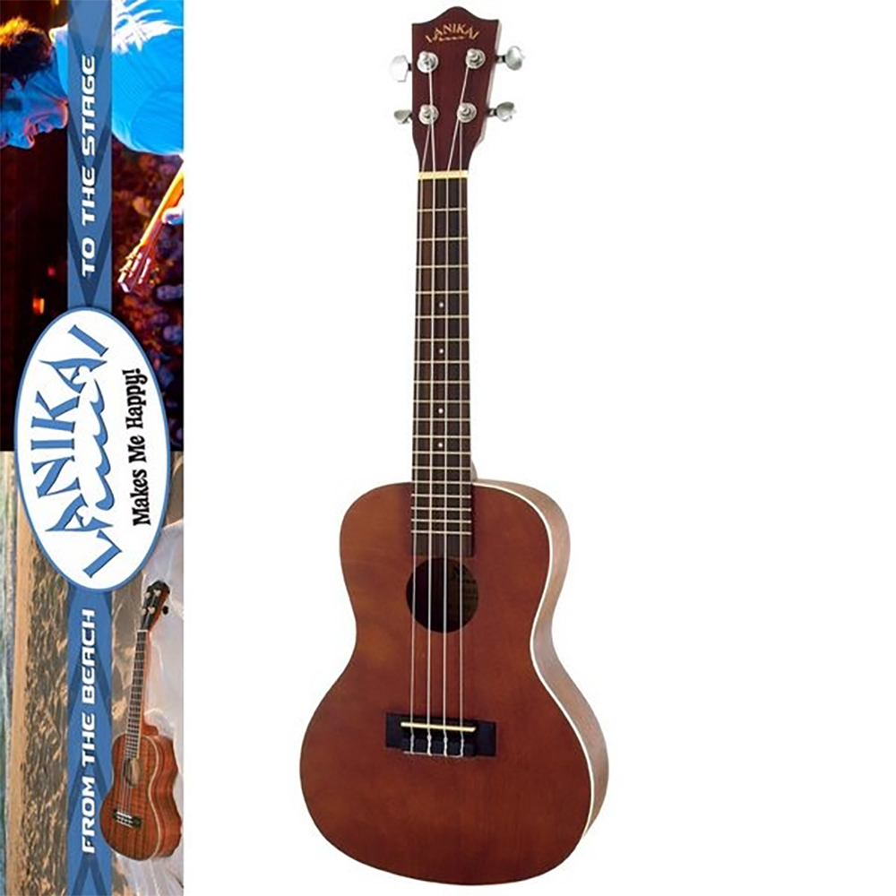 『LANIKAI Ukulele』沙比利木 23吋烏克麗麗 LU 21C / 贈調音器、肩帶、琴袋,匹克