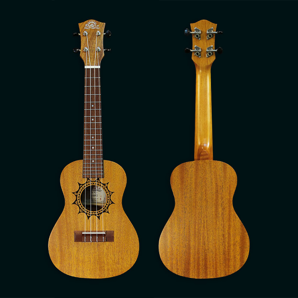 『Pukanala Ukulele』桃花心木 23吋雕刻系列烏克麗麗 PU-STC / 贈調音器、肩帶、琴袋，匹克 / 公司貨