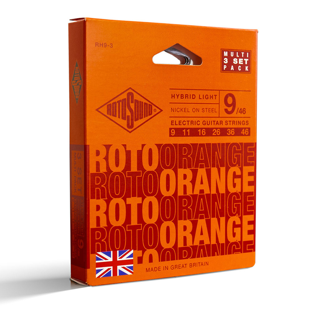 ROTOSOUND 09-46 電吉他弦｜RH9｜三入組｜鍍鎳纏繞｜英國製造